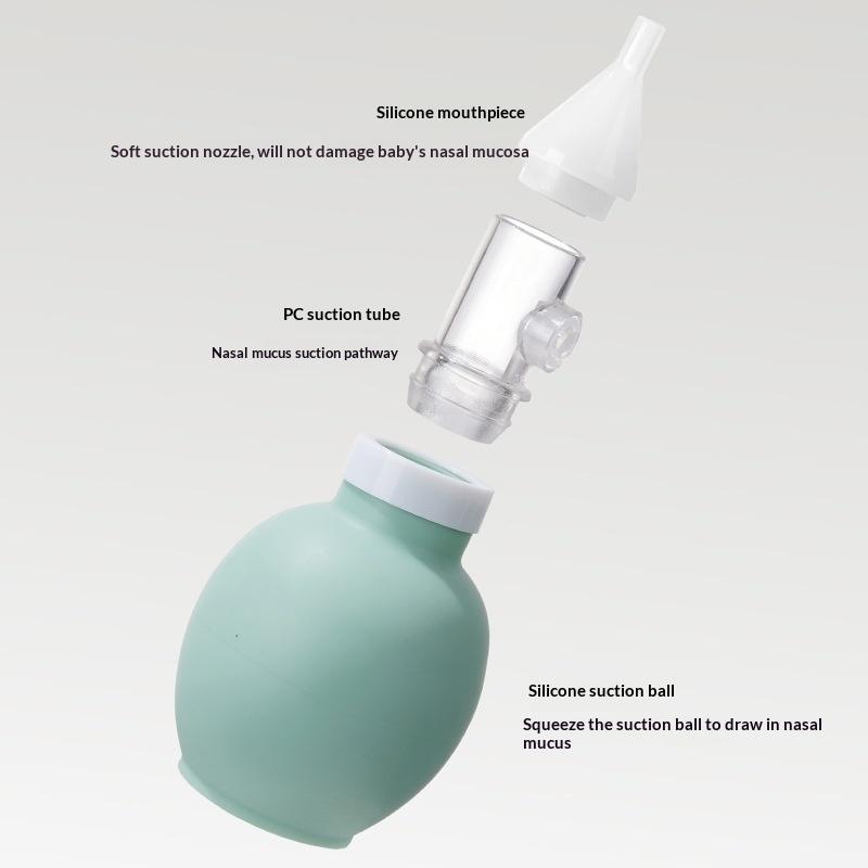 Nasal Aspirator - Aspirateur nasal doux pour bébé, anti-reflux,