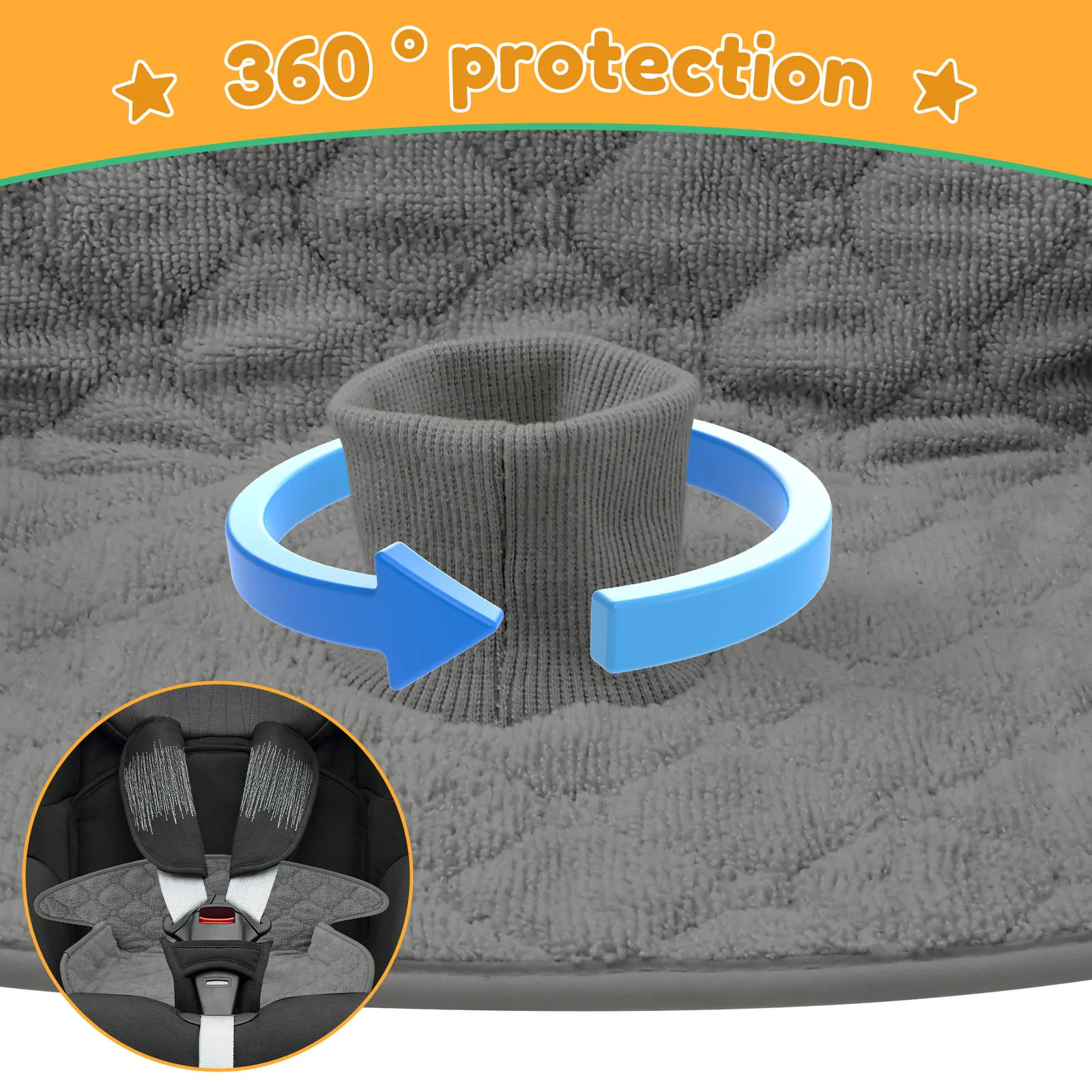 Lot de 2 protège-sièges bébé e - Infant Car Seat Cover avis et prix