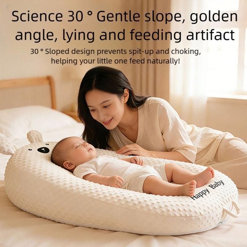 Oreiller incliné à pois pour b - Nursing Pillow Breastfeeding avis et prix